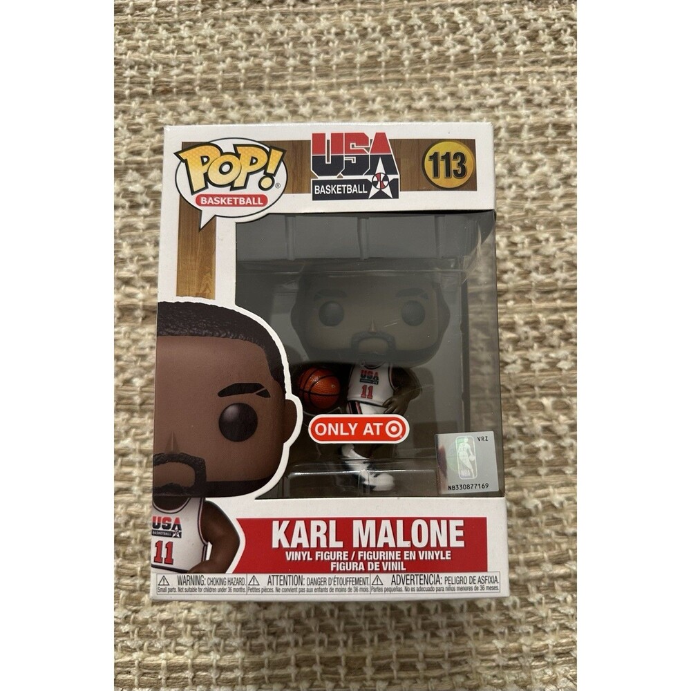 Funko Pop USA Basketball Karl Malone #113 Vinyl Figure Target Exclusive NBA
